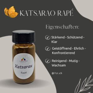 Rapé Katsarau – Reinigung, Entladung und energetischer Neustart
