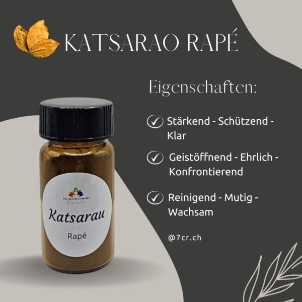 Rapé Katsarau – Reinigung, Entladung und energetischer Neustart