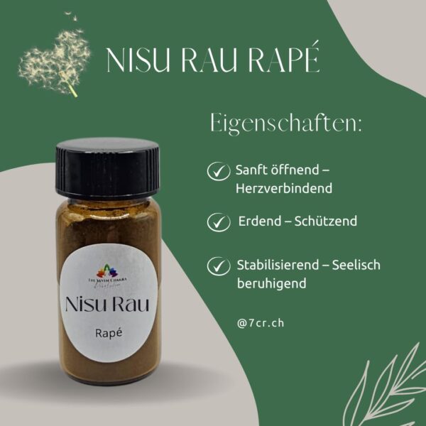 Rapé Nisu Rau – Sanftheit, Erdung und Schutz