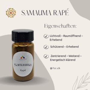 Rapé Samauma – Licht, Schutz und geistige Verbindung