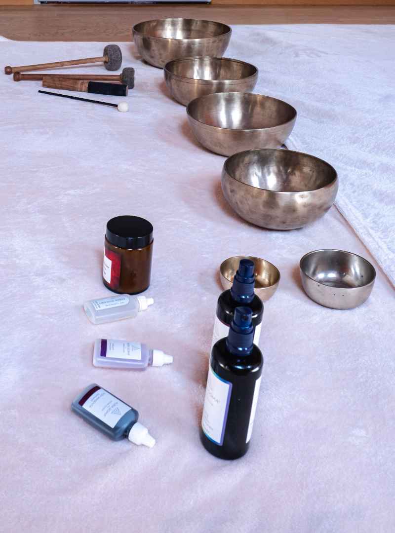 Aura Soma bei einer Kashmiri Tantra Massage