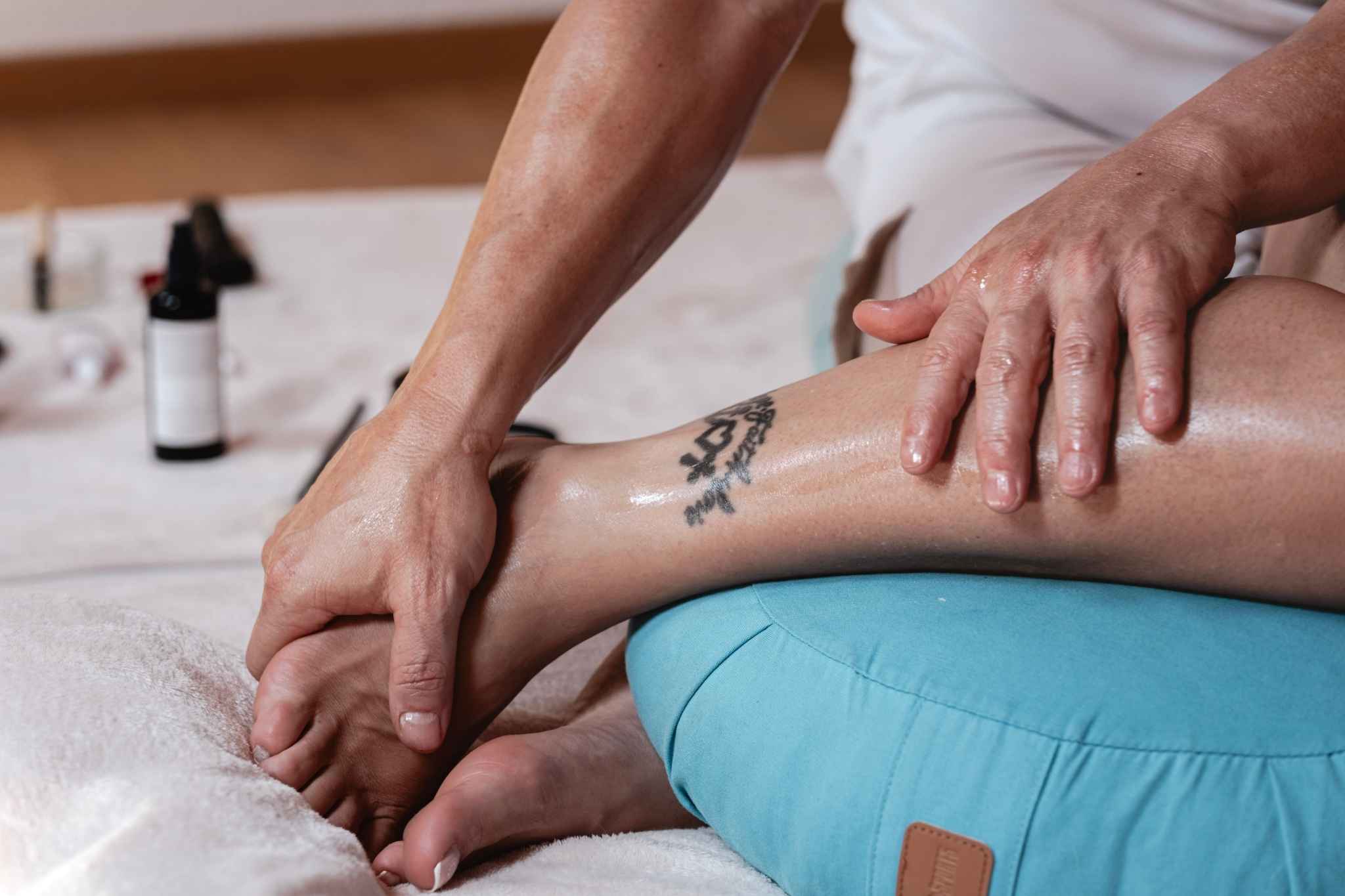 Childhood Position bei einer Kashmiri Tantra Massage